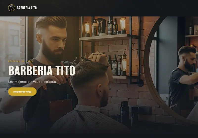 Pantalla de Tito Barber